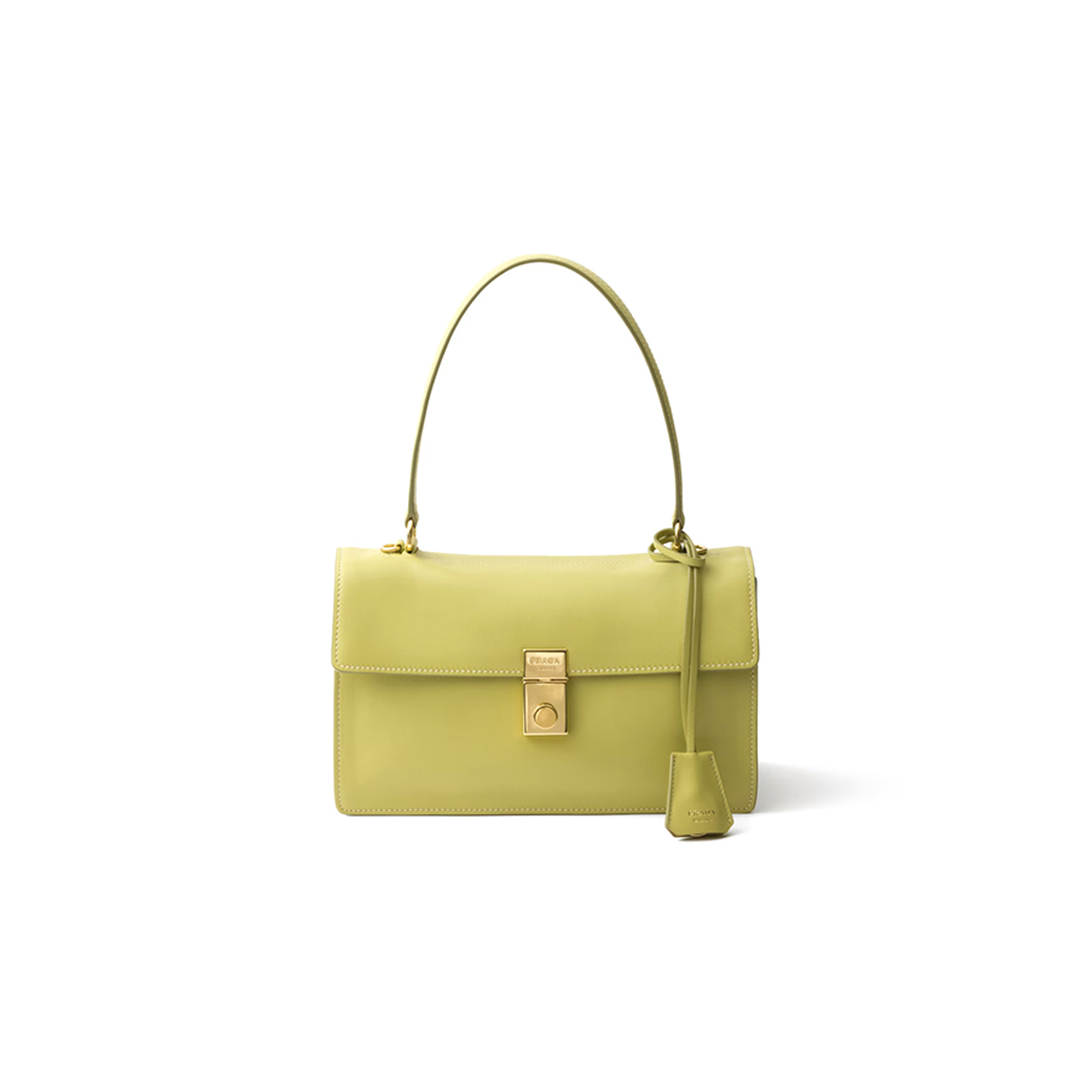 PRADA SOFT SOUND MEDIUM LEATHER SHOULDER BAG 1BN023 (28*16*10cm)